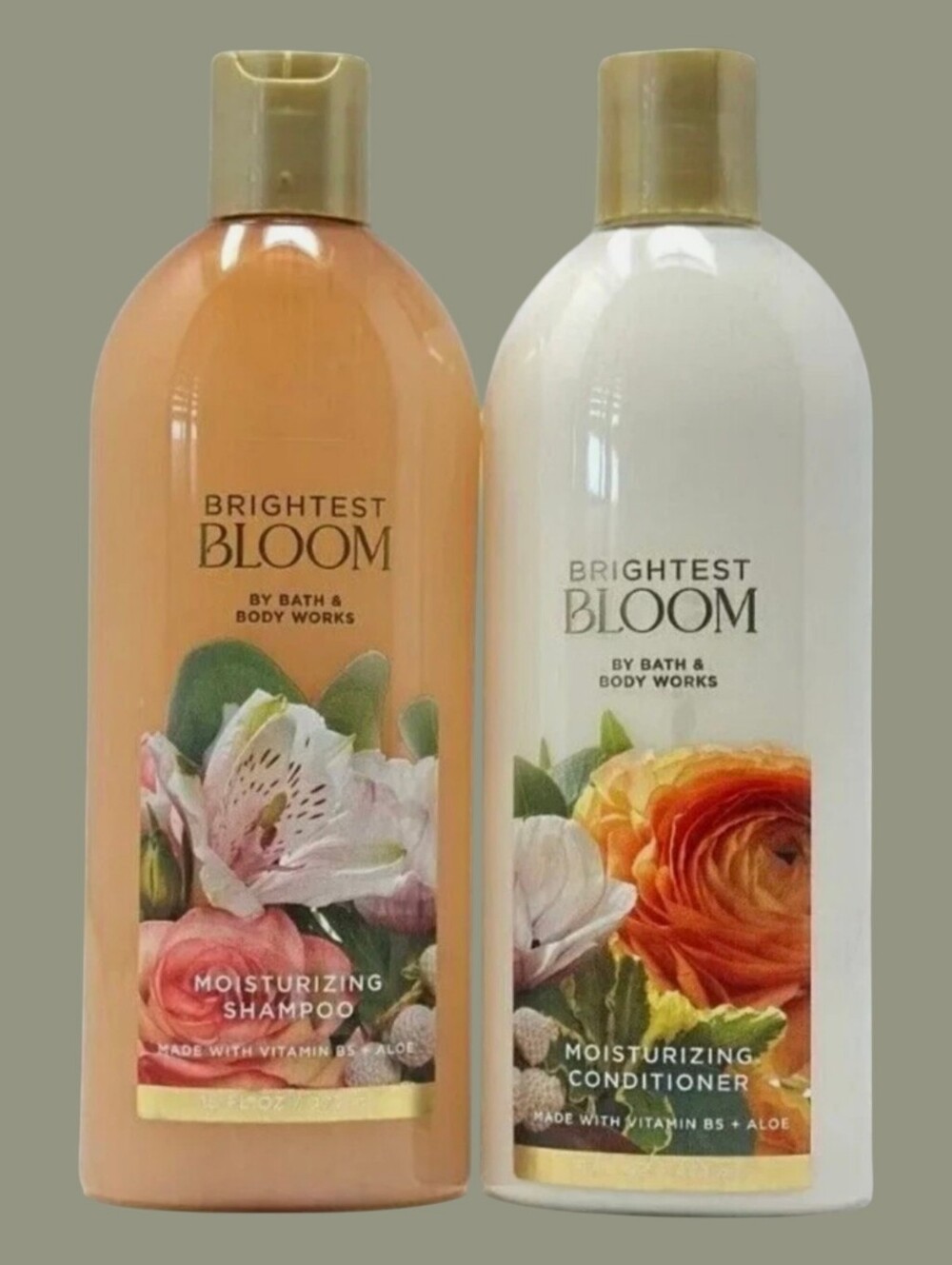 NEW BBW Brightest Bloom Hair Care Set- Moisturizing Shampoo & Conditioner